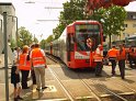 KVB Bahn entgleist Koeln Suelz Hermeskeilerstr Am Beethovenpark P072